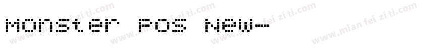 Monster Pos New字体转换